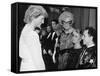 Dancer Wayne Sleep Meets Princess Diana at Palladium Theatre After Woman Golden Jubilee Concert-null-Framed Stretched Canvas