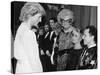 Dancer Wayne Sleep Meets Princess Diana at Palladium Theatre After Woman Golden Jubilee Concert-null-Stretched Canvas