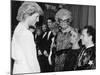 Dancer Wayne Sleep Meets Princess Diana at Palladium Theatre After Woman Golden Jubilee Concert-null-Mounted Photographic Print