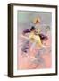 Dancer with a Basque Tambourine-Jules Chéret-Framed Giclee Print