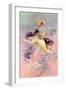 Dancer with a Basque Tambourine-Jules Chéret-Framed Giclee Print