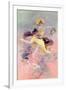 Dancer with a Basque Tambourine-Jules Chéret-Framed Giclee Print