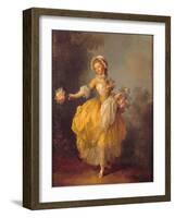 Dancer with a Bouquet-Jean-frederic Schall-Framed Giclee Print