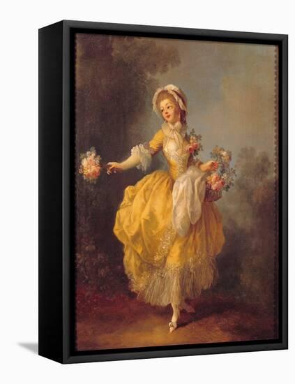 Dancer with a Bouquet-Jean-frederic Schall-Framed Stretched Canvas