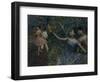 Dancer with a Tambourine, circa 1897-Edgar Degas-Framed Giclee Print