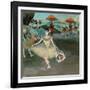 Dancer with Bouquet, Curtseying, 1877-Edgar Degas-Framed Giclee Print