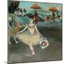 Dancer with Bouquet, Curtseying, 1877-Edgar Degas-Mounted Giclee Print