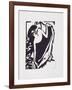 Dancer with Elevated Rock; Tanzerin Mit Gehobenem Rock, 1909-Ernst Ludwig Kirchner-Framed Giclee Print