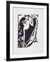 Dancer with Elevated Rock; Tanzerin Mit Gehobenem Rock, 1909-Ernst Ludwig Kirchner-Framed Giclee Print