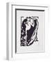 Dancer with Elevated Rock-Ernst Ludwig Kirchner-Framed Giclee Print