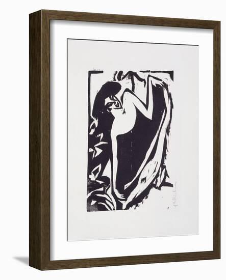 Dancer with Elevated Rock-Ernst Ludwig Kirchner-Framed Giclee Print