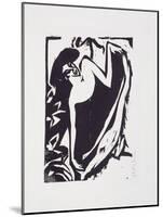 Dancer with Elevated Rock-Ernst Ludwig Kirchner-Mounted Giclee Print