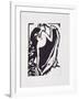 Dancer with Elevated Rock-Ernst Ludwig Kirchner-Framed Giclee Print