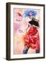 Dancer with Graffiti, 2003-Hilary Dunne-Framed Giclee Print