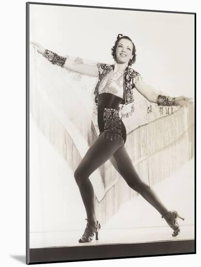 Dancer with Latin Flair-null-Mounted Photo