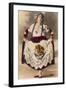 Dancer with Mexican Flag Dress-null-Framed Art Print