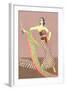 Dancer with Shawl and Knife-null-Framed Art Print