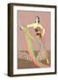 Dancer with Shawl and Knife-null-Framed Art Print