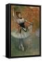 Dancer with Tambourine, Around 1882-Edgar Degas-Framed Stretched Canvas