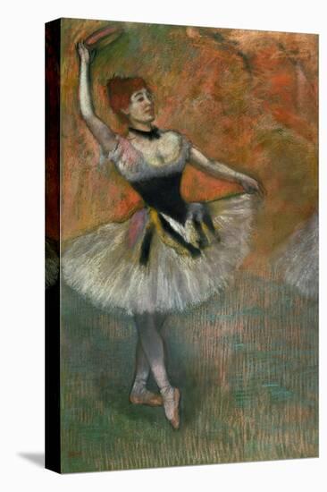 Dancer with Tambourine, Around 1882-Edgar Degas-Stretched Canvas