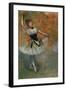 Dancer with Tambourine, Around 1882-Edgar Degas-Framed Giclee Print