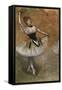 Dancer with Tambourine, C. 1882-Edgar Degas-Framed Stretched Canvas