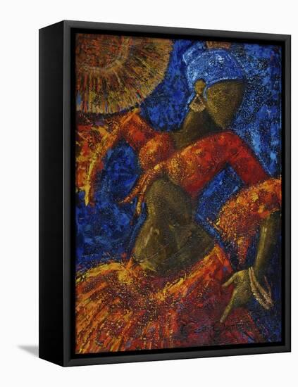 Dancer-Oscar Ortiz-Framed Stretched Canvas