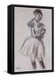 Dancer-Edgar Degas-Framed Stretched Canvas