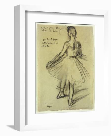 Dancer-Edgar Degas-Framed Giclee Print