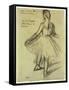 Dancer-Edgar Degas-Framed Stretched Canvas