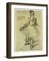 Dancer-Edgar Degas-Framed Giclee Print