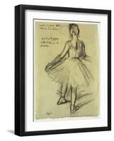 Dancer-Edgar Degas-Framed Giclee Print