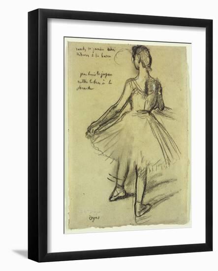 Dancer-Edgar Degas-Framed Giclee Print