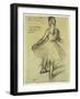 Dancer-Edgar Degas-Framed Giclee Print