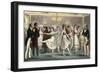 Dancers' Admirers-null-Framed Art Print