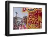 Dancers and audience at the San Jacinto fiesta in Cusco, Peru, South America-Julio Etchart-Framed Photographic Print