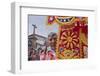 Dancers and audience at the San Jacinto fiesta in Cusco, Peru, South America-Julio Etchart-Framed Photographic Print