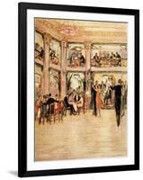 Dancers and Diners at the Kit- Kat Club in the Haymarket London-Dorothea St. John George-Framed Art Print