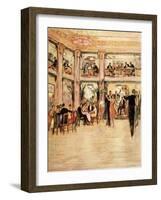 Dancers and Diners at the Kit- Kat Club in the Haymarket London-Dorothea St. John George-Framed Art Print