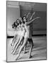 Dancers at George Balanchine's School of American Ballet During Rehearsal in Dance Posture-Alfred Eisenstaedt-Mounted Photographic Print