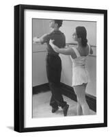 Dancers at George Balanchine's School of American Ballet During Rehearsal-Alfred Eisenstaedt-Framed Photographic Print