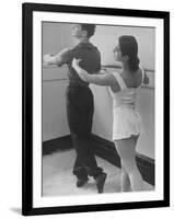 Dancers at George Balanchine's School of American Ballet During Rehearsal-Alfred Eisenstaedt-Framed Photographic Print