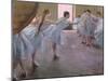 Dancers at Rehearsal, 1875-1877-Edgar Degas-Mounted Giclee Print