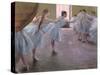 Dancers at Rehearsal, 1875-1877-Edgar Degas-Stretched Canvas