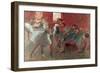 Dancers at Rehearsal, 1895-98-Edgar Degas-Framed Giclee Print