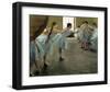 Dancers at Rehearsal-Edgar Degas-Framed Art Print