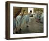 Dancers at Rehearsal-Edgar Degas-Framed Art Print