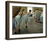 Dancers at Rehearsal-Edgar Degas-Framed Art Print