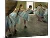 Dancers at Rehearsal-Edgar Degas-Mounted Art Print