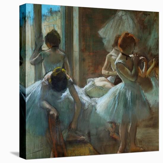 Dancers at Rest, 1884-1885-Edgar Degas-Stretched Canvas